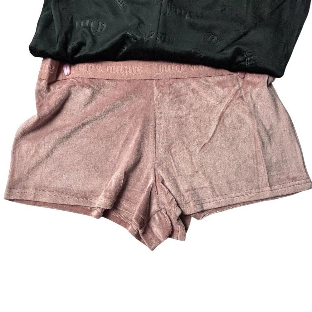 Juicy Couture Women’s Sleep Shorts 2-Pack M Multicolor Rhinestone