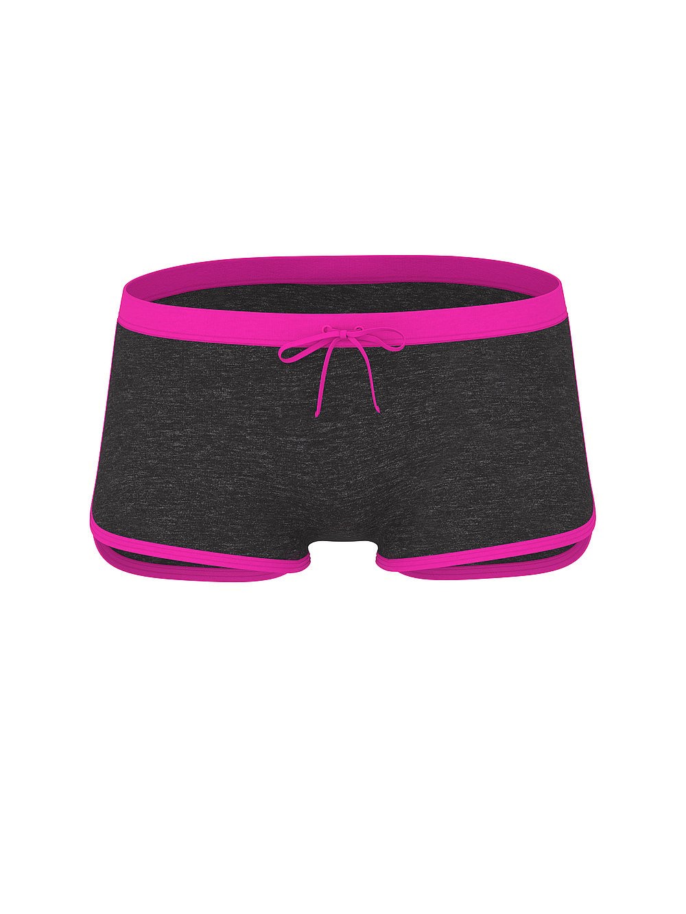 Victoria’s Secret PINK – M Cotton Dorm Boyshort Panty – Charcoal Gray Medium