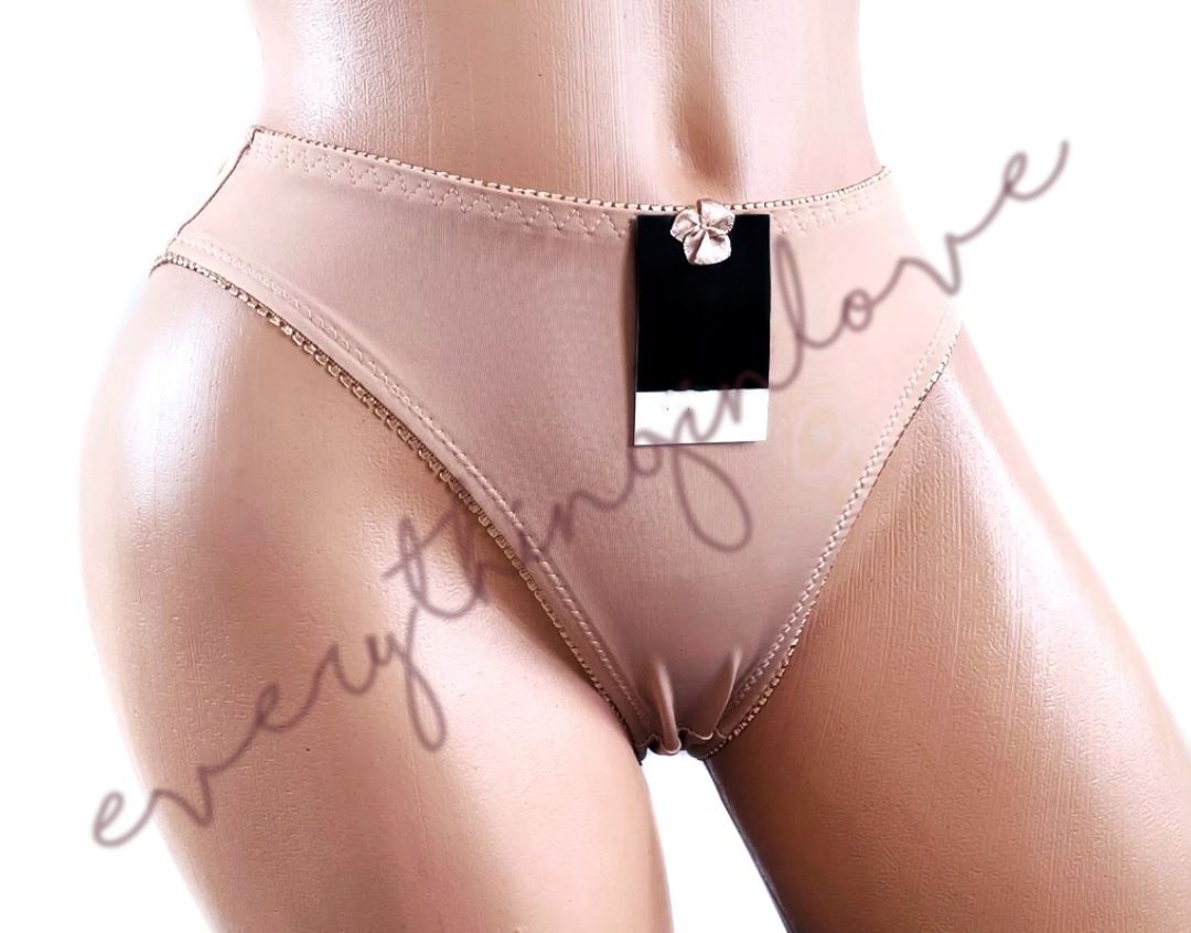 Women High Cut Microfiber Light Tummy Control Full Seat Coverage Bikini panties