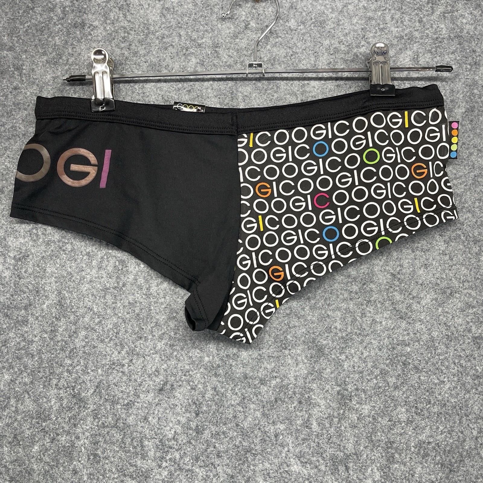 COOGI Women Underwear Black Graphic Print L Large