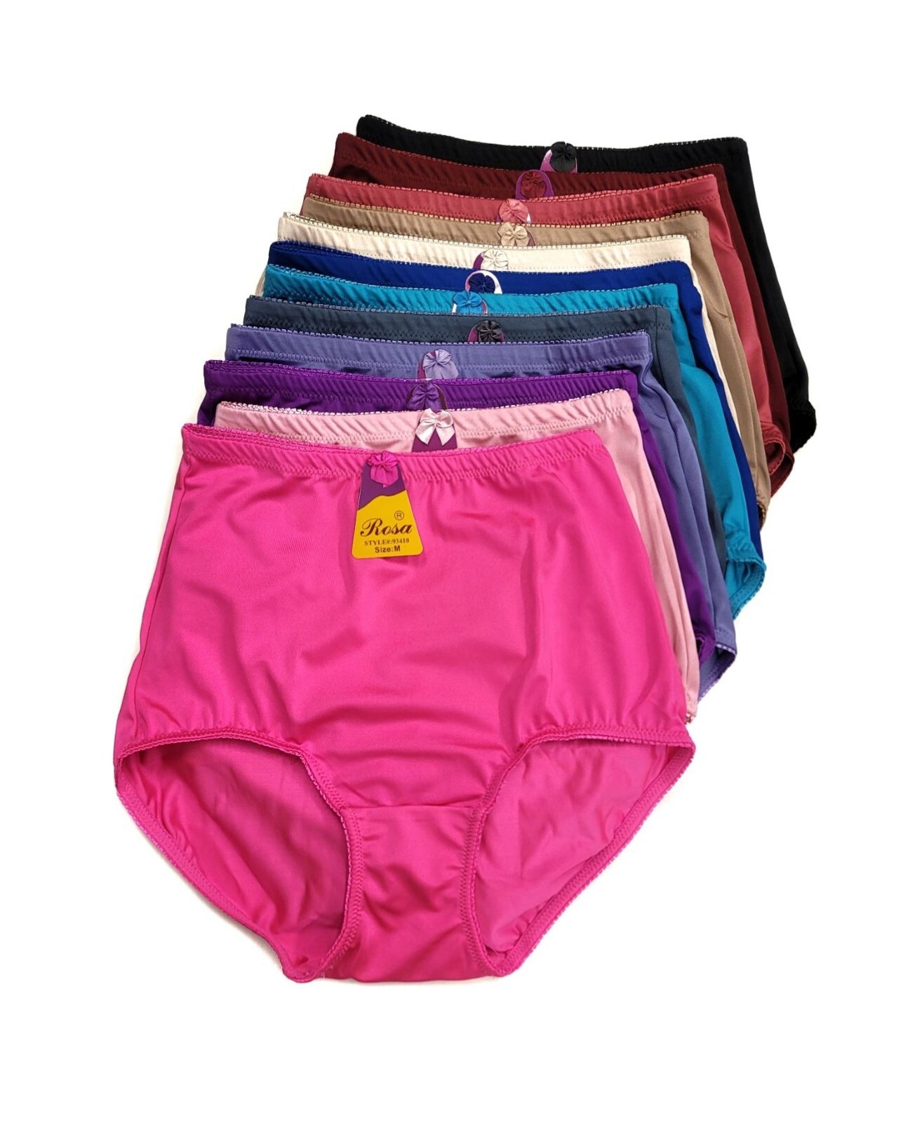 Plus Women Full Coverage High Waist Light Tummy Control Satin Girdle Panty 2X-5X