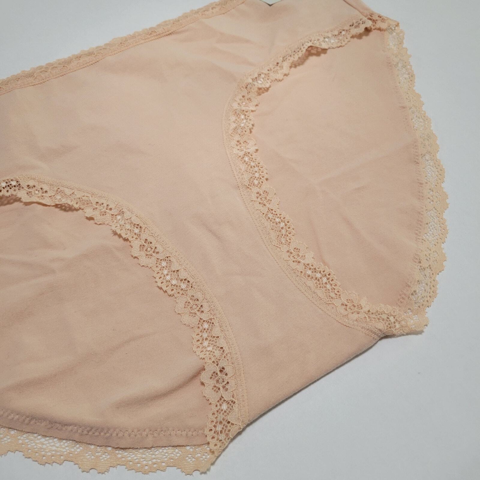 Jenni Women’s Lace Trim Hipster Underwear Panties Chai Nude NWT Plus Size XXXL