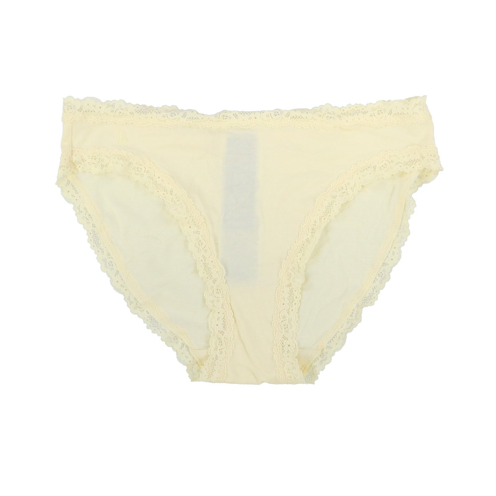 Lauren Ralph Lauren Women�s Lemon Chiffon Lace Bikini Underwear � Cotton Jersey