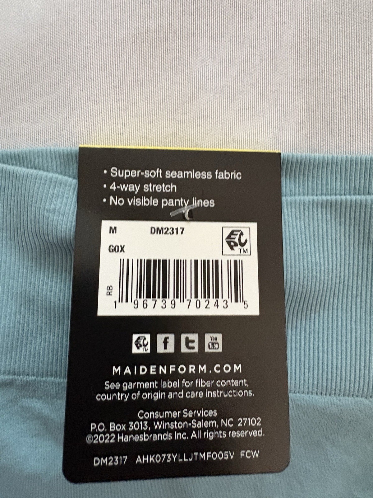NEW Maidenform Seamless High Leg Bikini Panty Women’s Size Medium 2 Pair DM2317