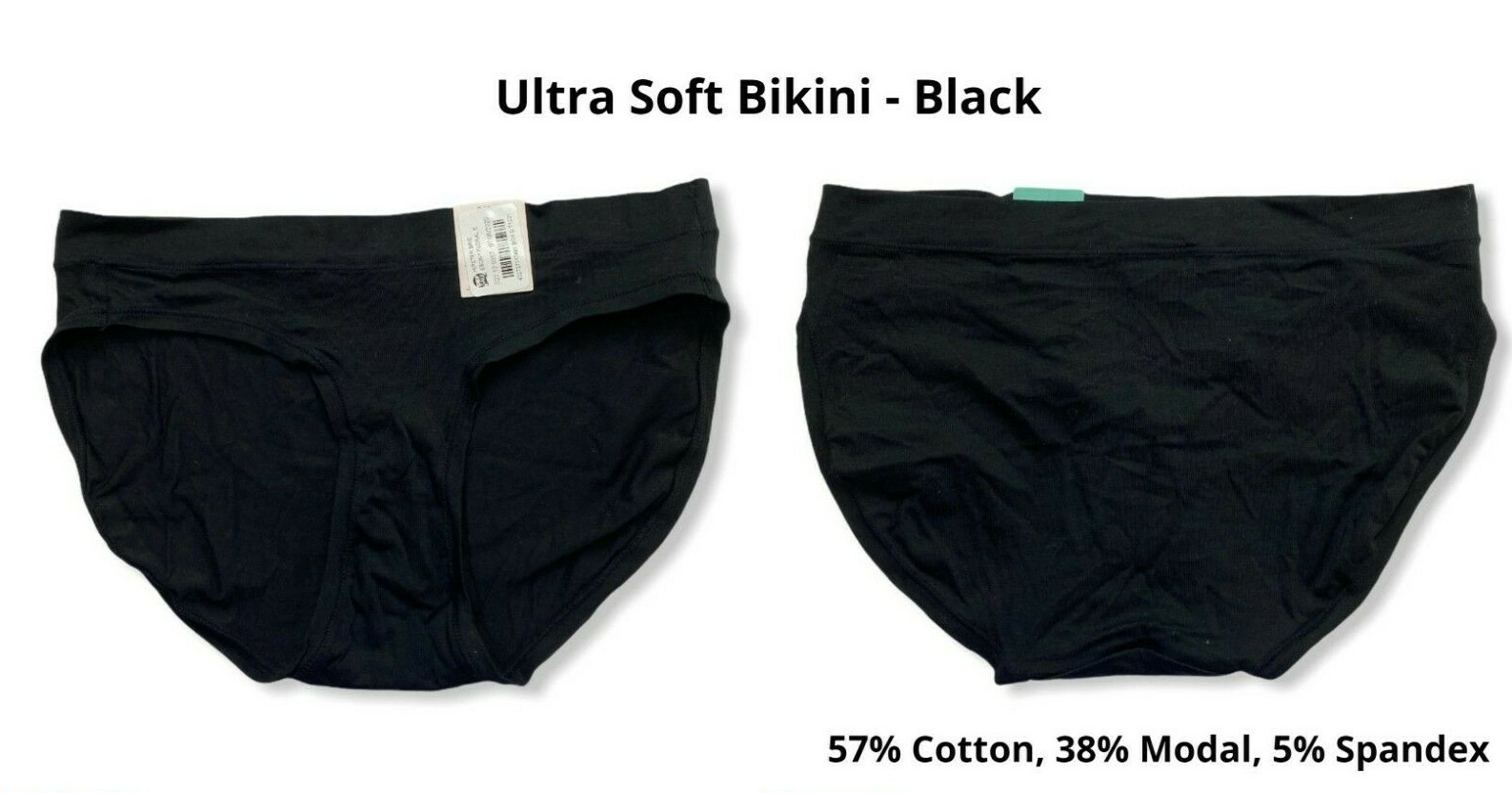 Women’s 5pk Underwear – Assorted Colors & Styles – Auden – S (4-6) – S717