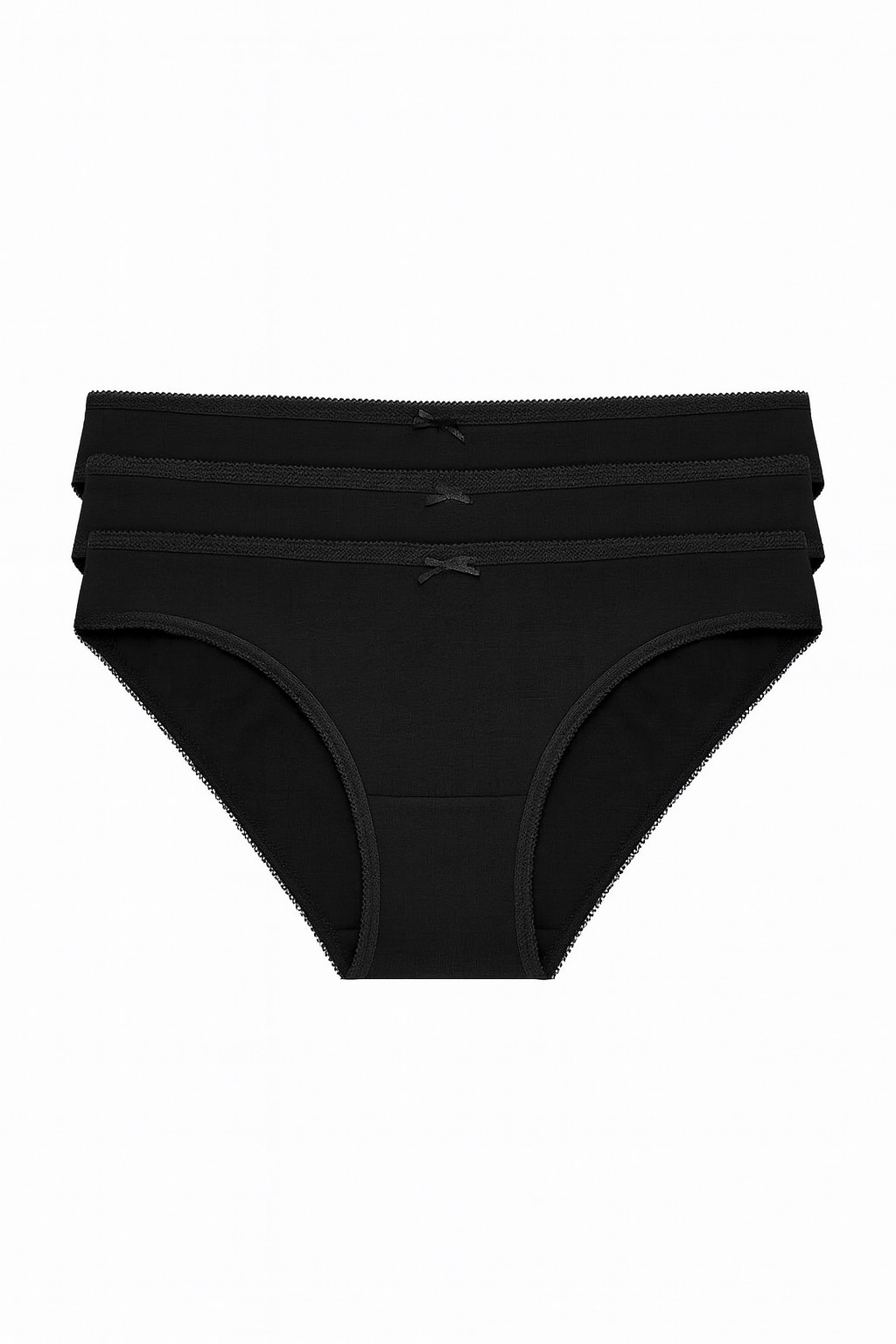 6 Pack blk/Whi Ladies Briefs 100%Cotton Maxi Full Comfort Fit Underwear Size4-20