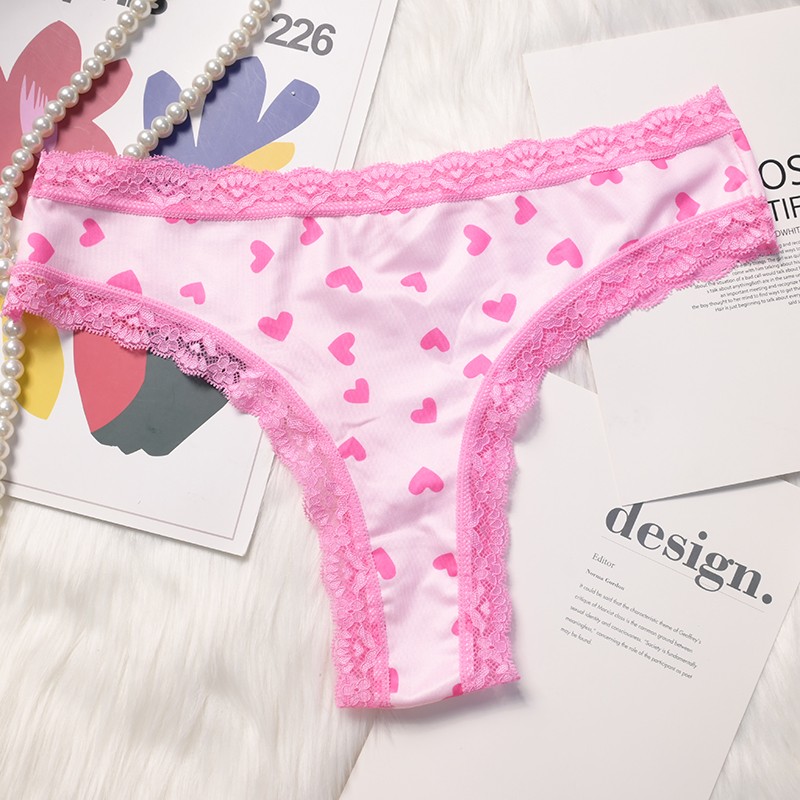 3 Pack Lot Sexy Womens Thongs Panties Briefs Underwear Lace Lingeries Bikinis