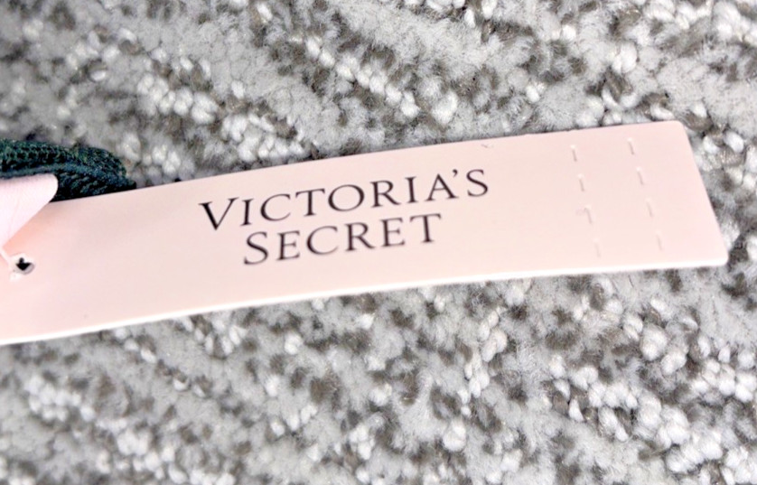 Victoria’s Secret NWT XL Green Lace Trim V String Panty Sexy Mesh Bow Cute