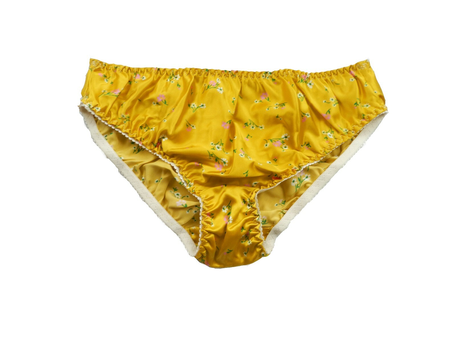 6 Pieces 100% Pure Silk Pattern Women’s Bikini Panties Size M L XL 2XL 3XL