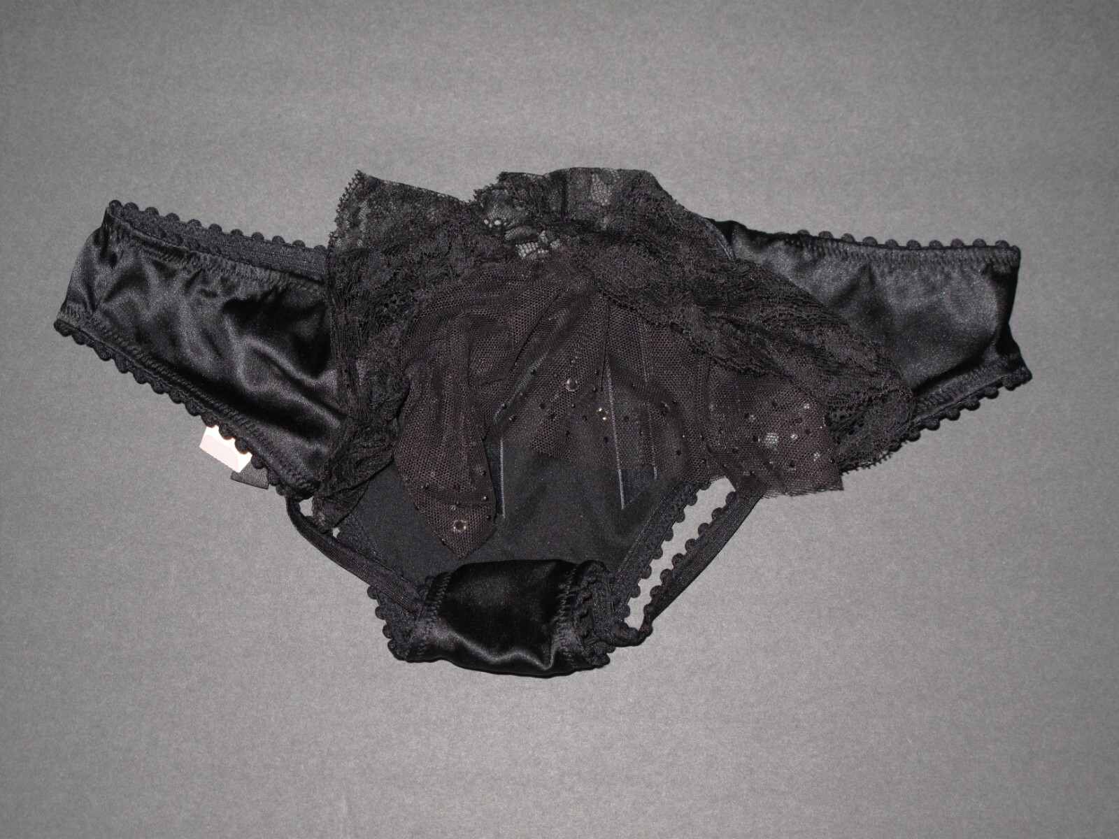 VICTORIA’S SECRET SATIN FEATHERS & EMBELLISHED PANTIES RARE