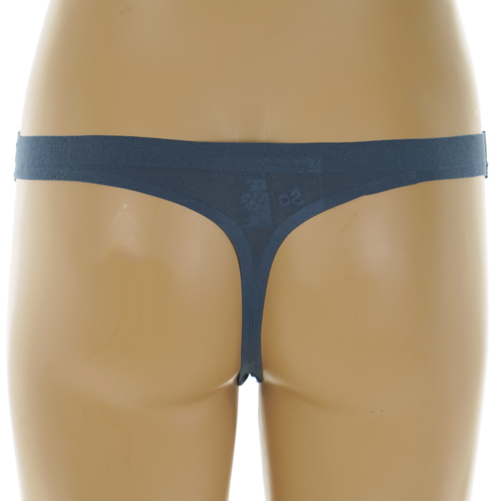 SO INTIMATES Junior’s Size 7-9 MEDIUM #SO83-005 Bonded Cotton GRAY THONG Panties