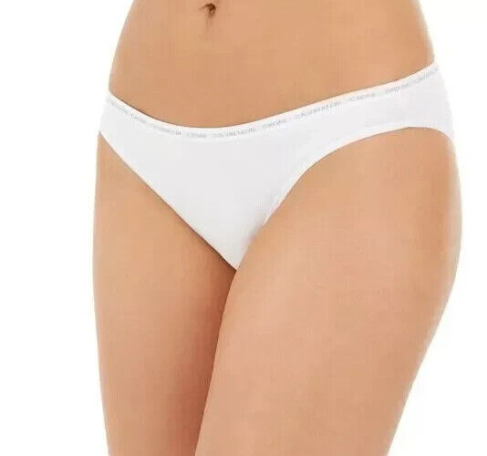 NWT Calvin Klein WOMEN’s(Various) CK One Cotton Single BIKINI QD3785 – White