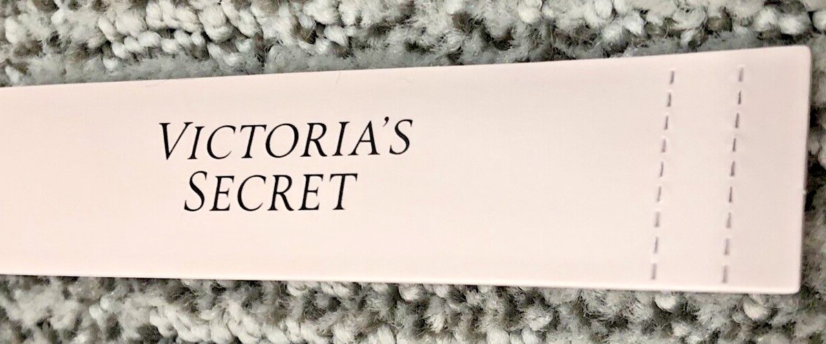 Victoria’s Secret NWT XL Blue Thong Panty Logo Adjustable Love Cloud Sexy