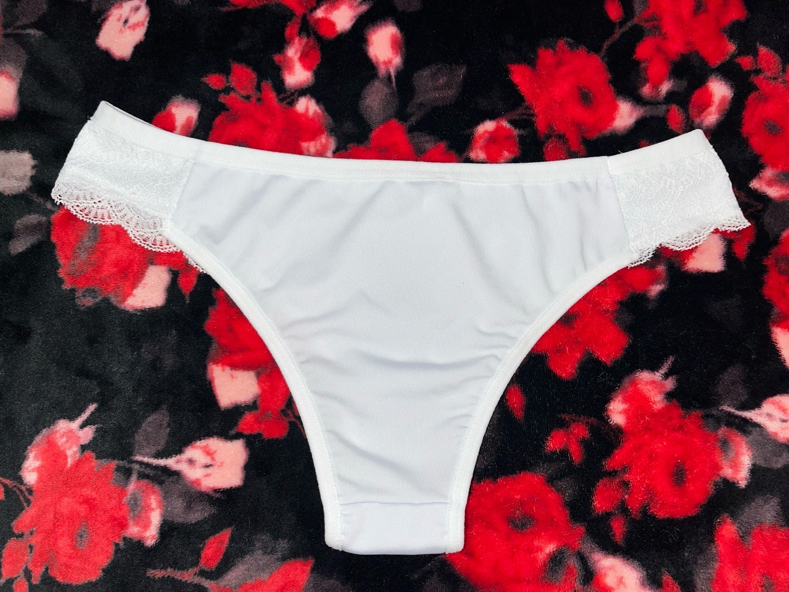 NWOT Marlene White Brazillian Panties