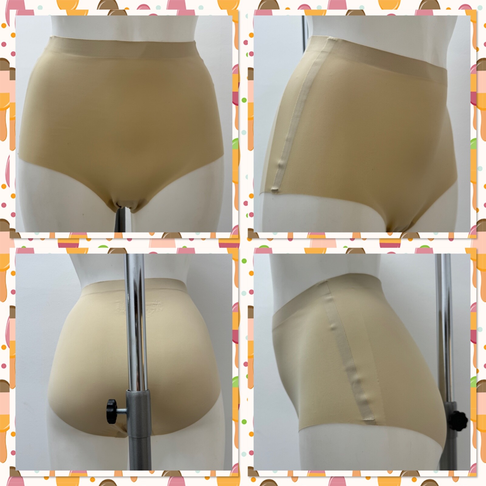 Ladies New Ex Avon Nude No VPL Full Briefs 4-Pack Size 8-10 12-14 16-18