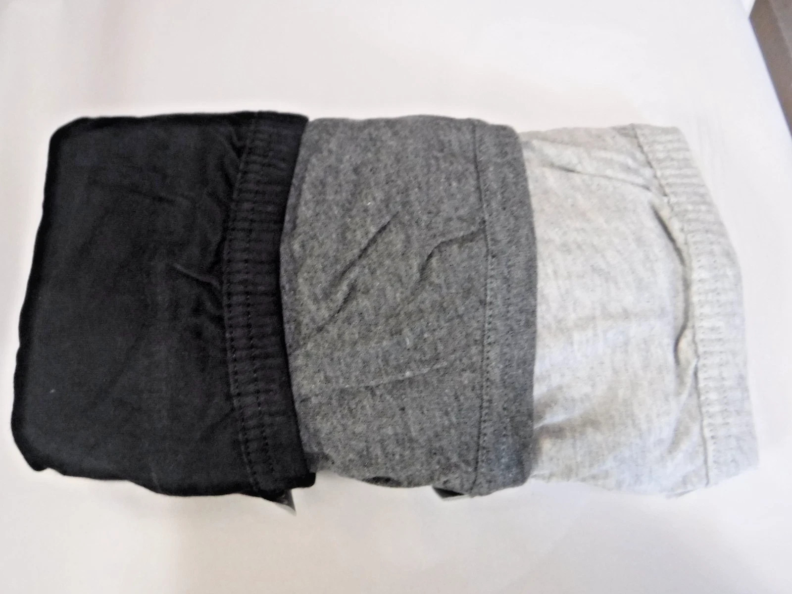 Jockey 3 Briefs Panties Cotton waistband 1486 Gray mix sz 8 XL 100% cotton