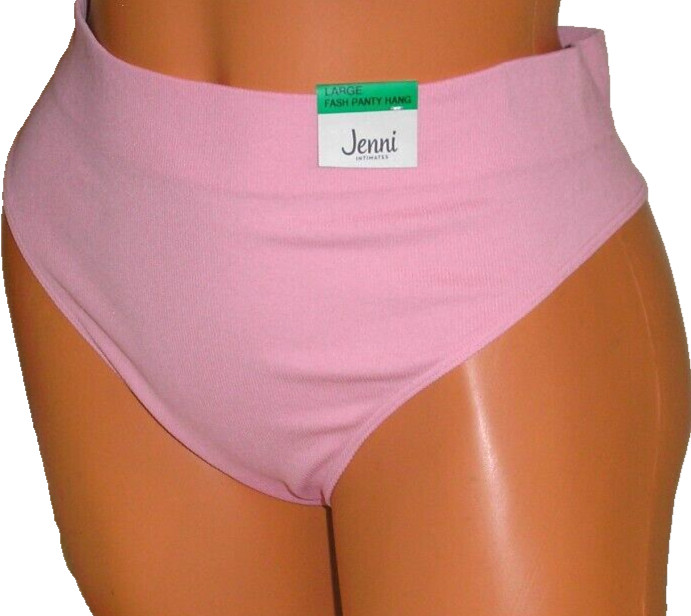 Panties Lingerie Jenni Ribbed Pink Thong Large Adult Gift