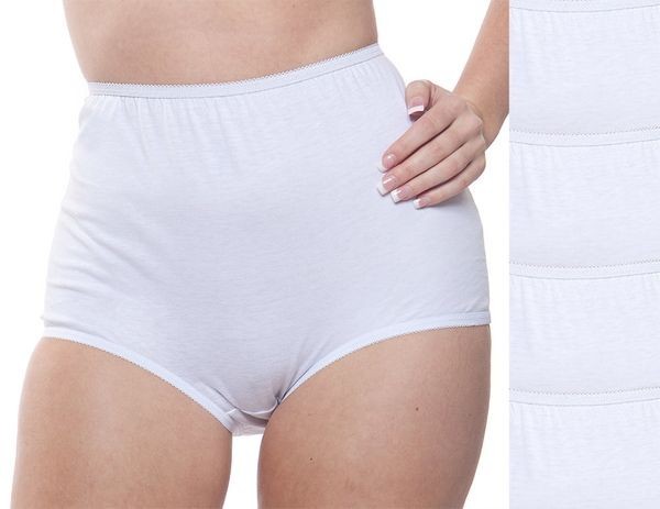 100% Cotton Elastic Leg Panty, Three Pack by Teri Lingerie
