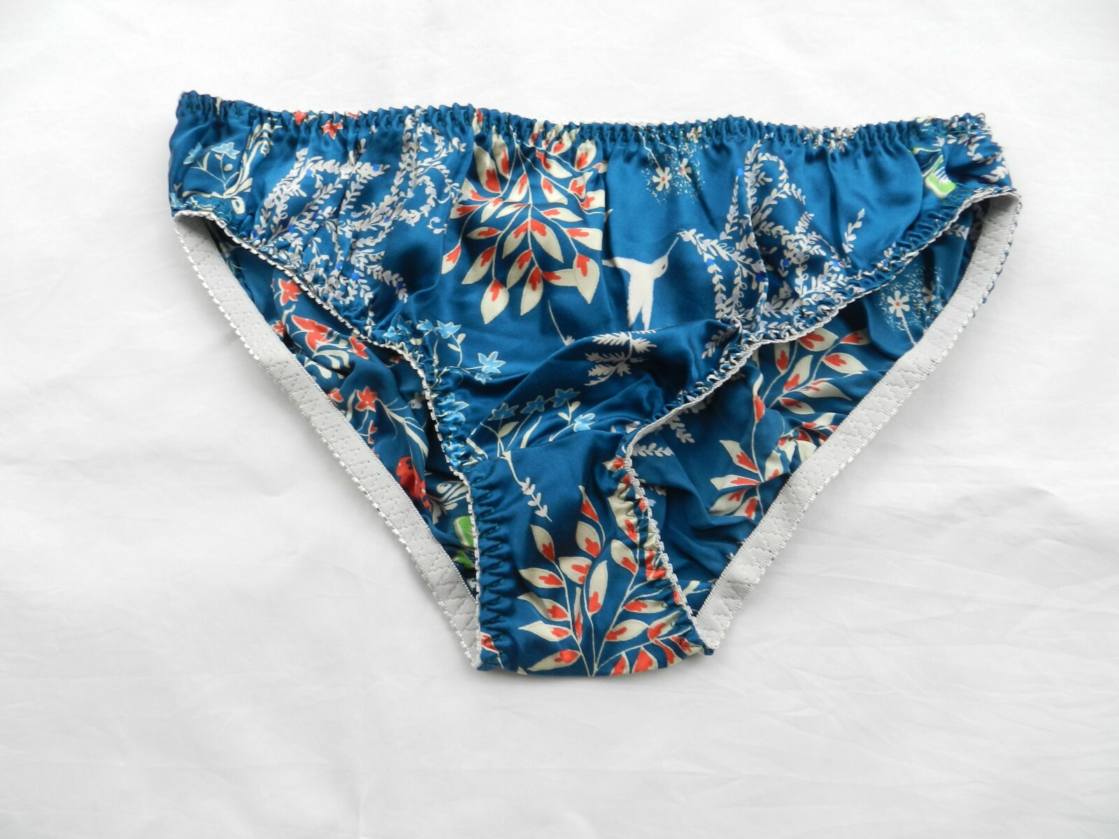 6 Pieces 100% Pure Silk Pattern Women’s Bikini Panties Size M L XL 2XL 3XL