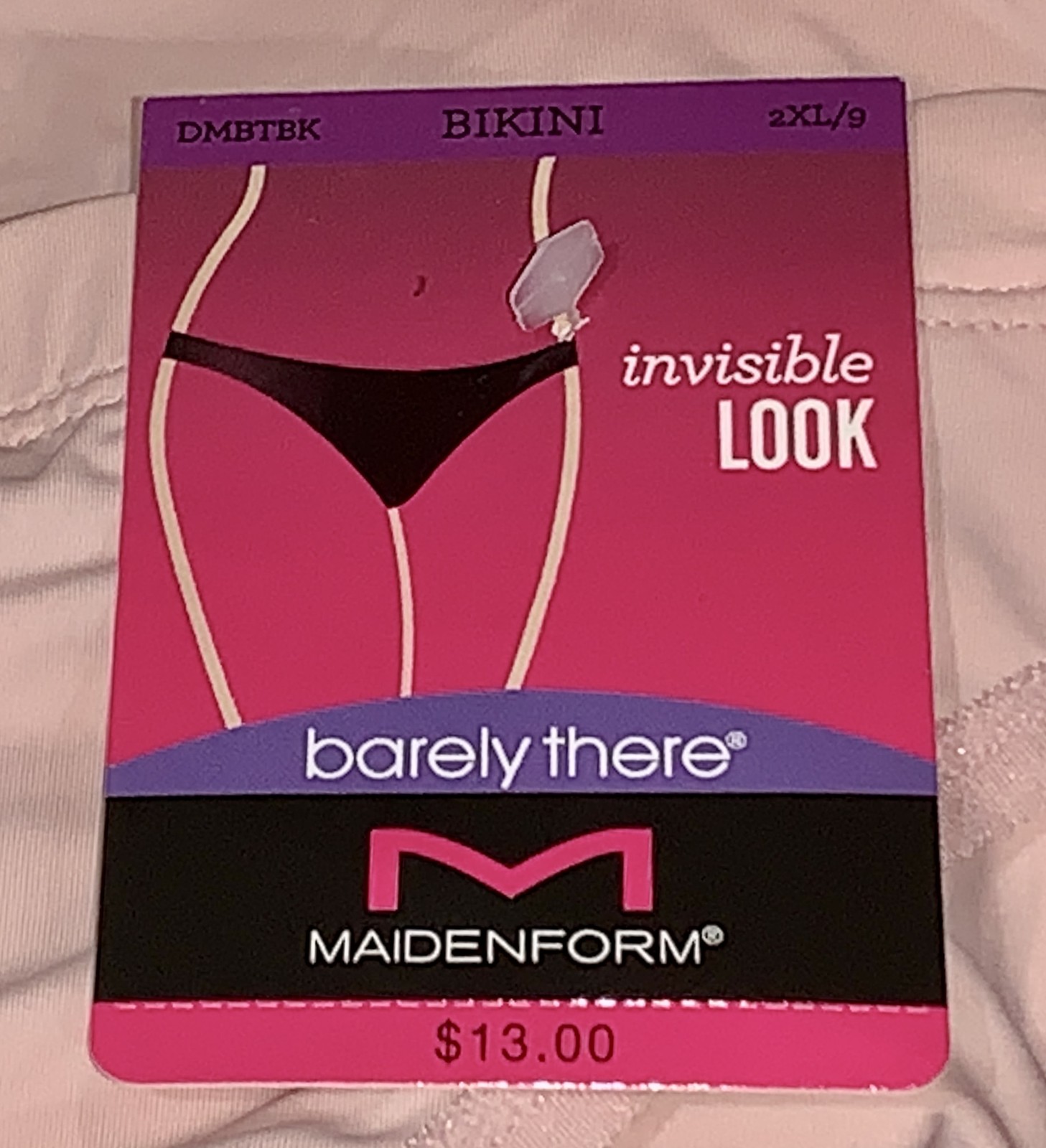 MAIDENFORM Barely There Invisible Look Paris Nude Bikini Panty Women S 5 L 2XL 9
