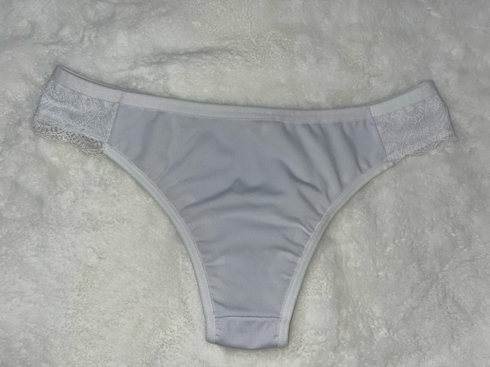 NWOT Marlene White Brazillian Panties