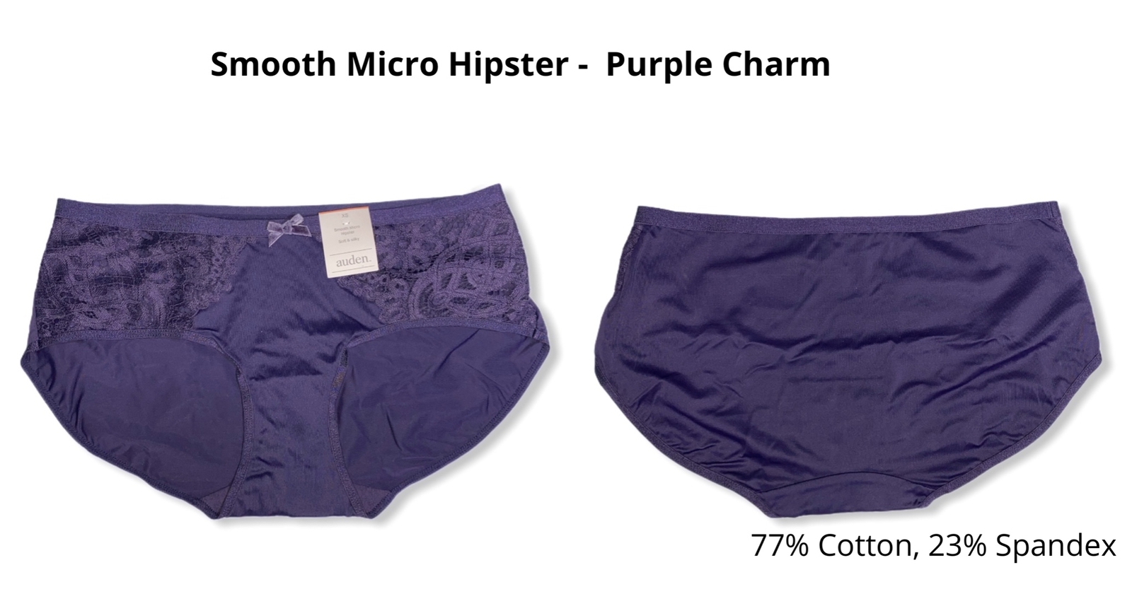 Women’s 4pk Assorted Styles & Colors Underwear – Auden – Size XS (0-2) – 697
