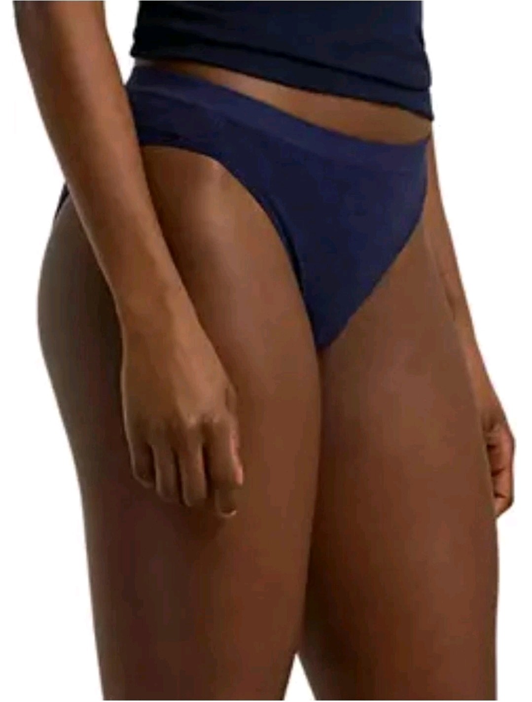 Ralph Lauren Women’s Monogram Mesh Jacquard Bikini Brief Underwear Navy Small
