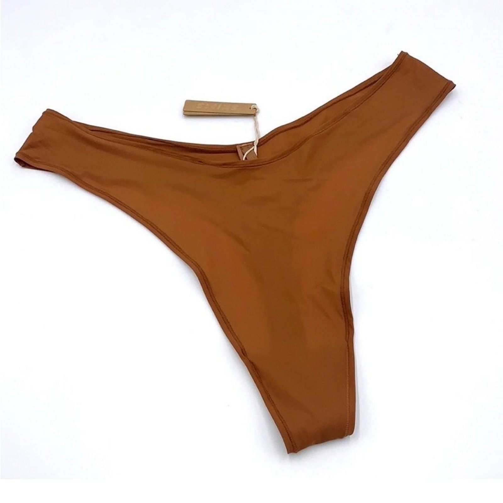 SKIMS Jelly Sheer Dipped Thong Copper 4X NWT | Ultra Lightweight Stretch