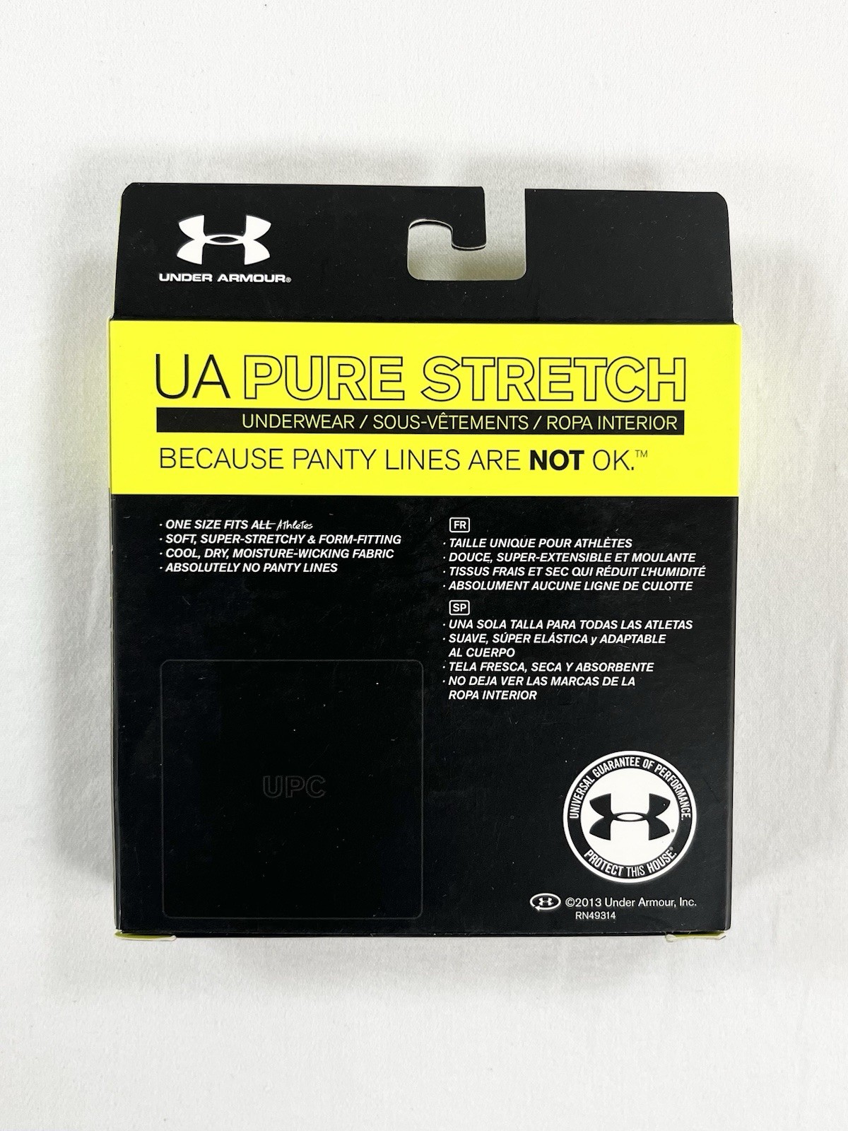 Under Armour Pure Stretch Cheeky Underwear Pink Star No Show Panties NWT OS