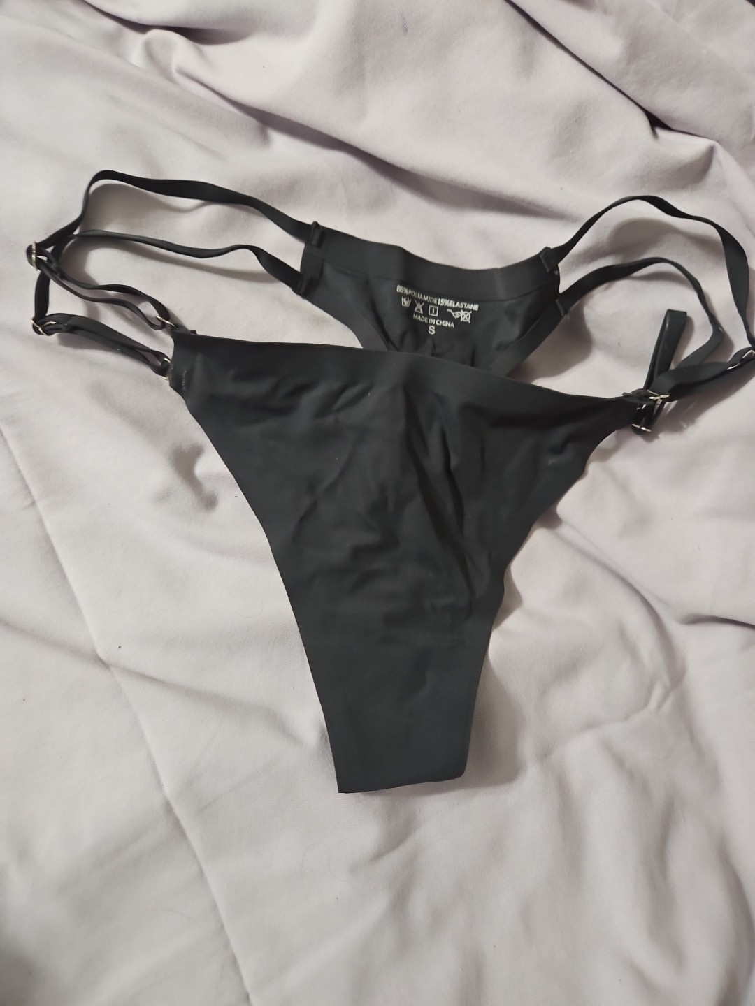 New 4 Pairs Of Size Small Women’s Thong/G String Panties In Assorted Colors