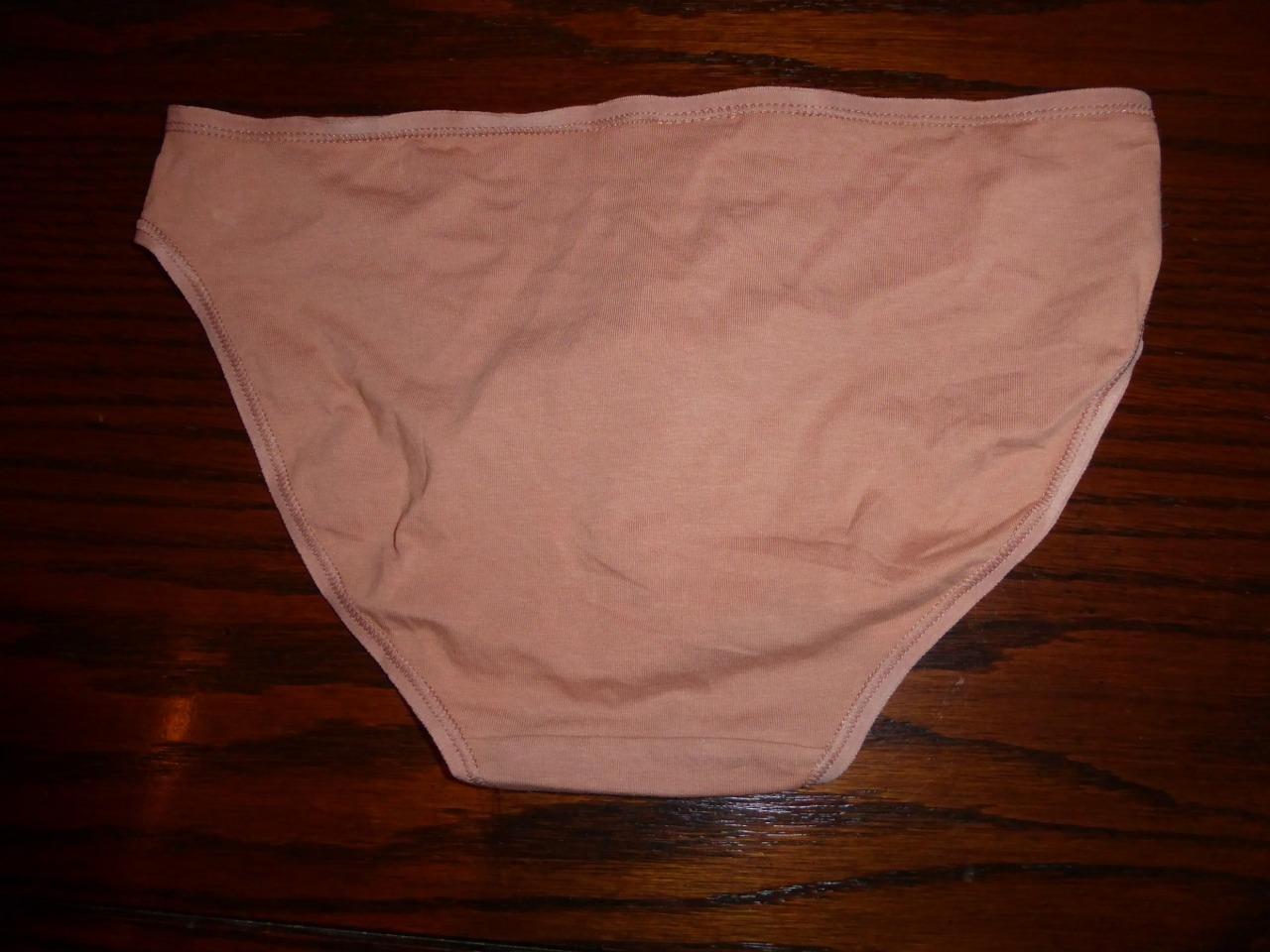 NWT CALVIN KLEIN FORM COTTON SPANDEX BIKINI PANTIES QD3644 277 NUDE S