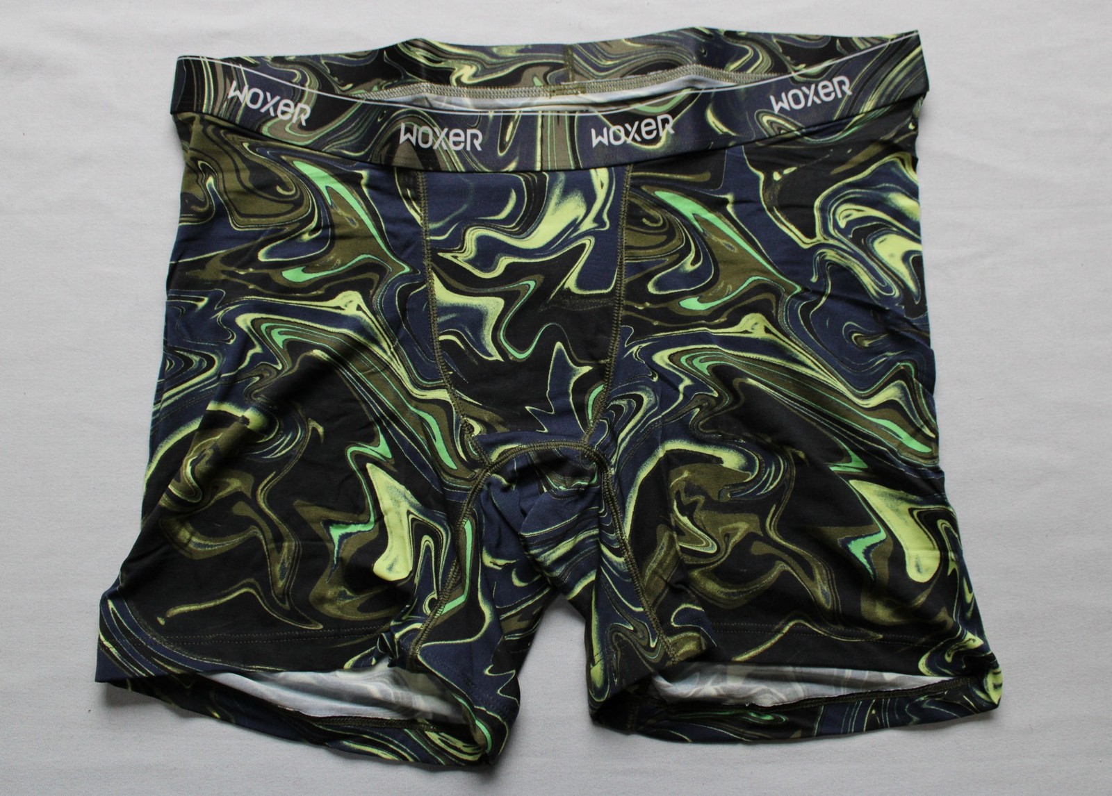 Woxer Women’s Baller Soft Modal Mid-Rise Boxer Briefs DH3 Borealis 2XL NWT