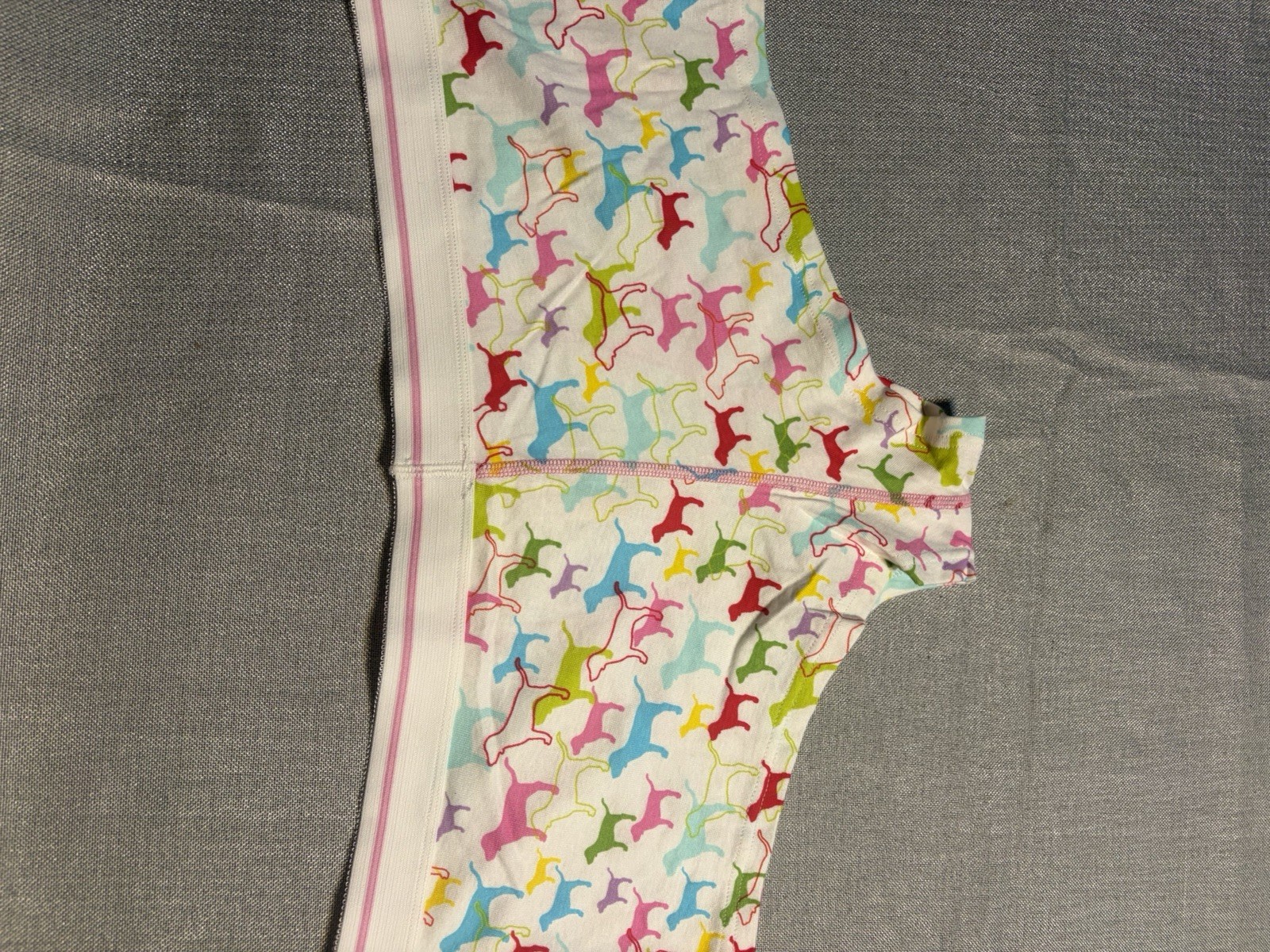Pink Victoria’s Secret Vintage Y2K Women’s Boyshort Panties Dog Print Boxers NWT