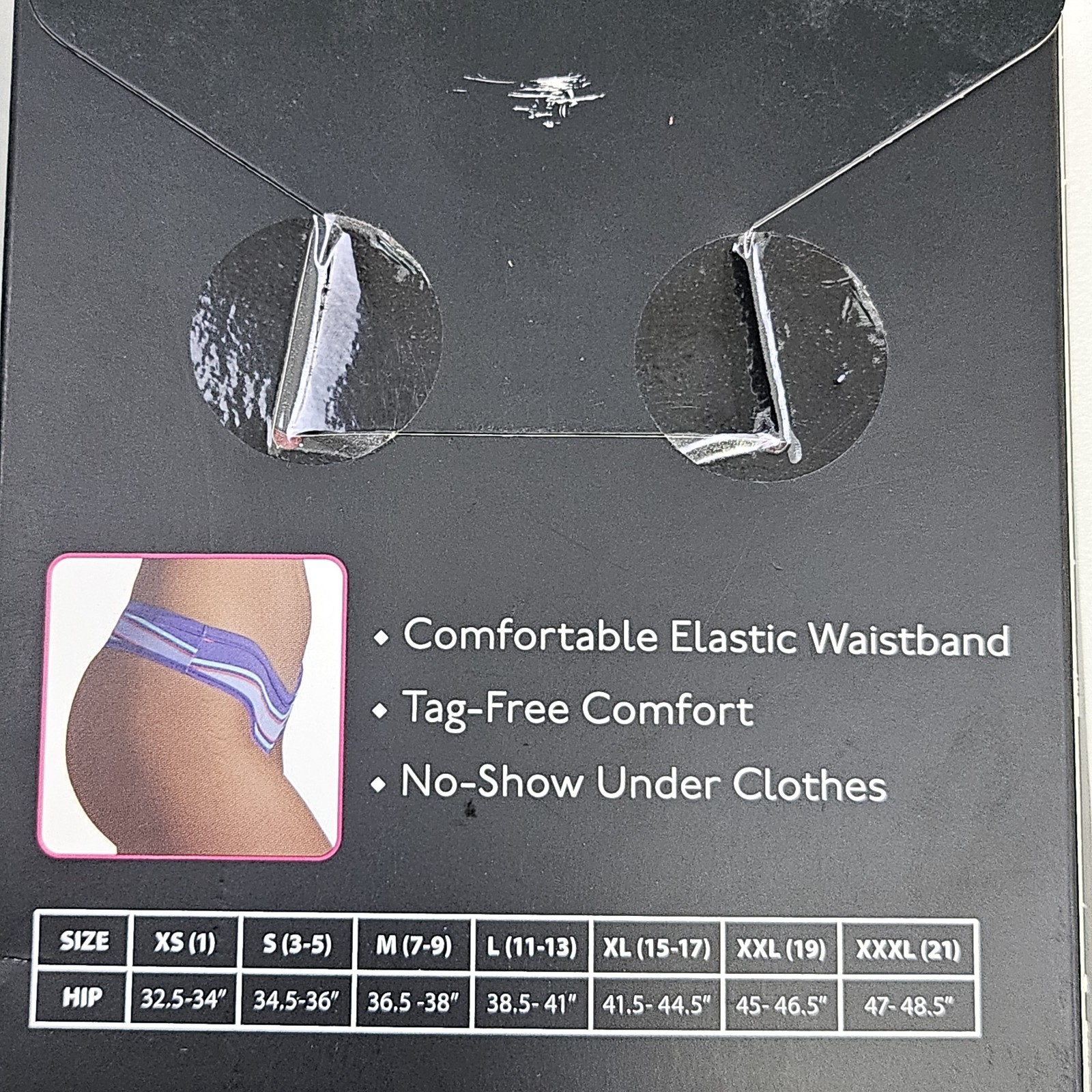 No Boundaries Women’s Thong Underwear Size XXL (21) 5-Pair Cotton Stretch
