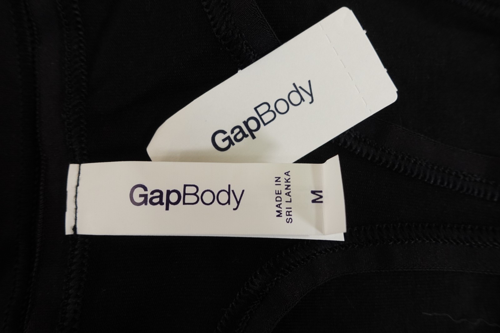 Gap Body Womens Medium Black White Thong High Rise Bikini Panty 3 Pieces NWT