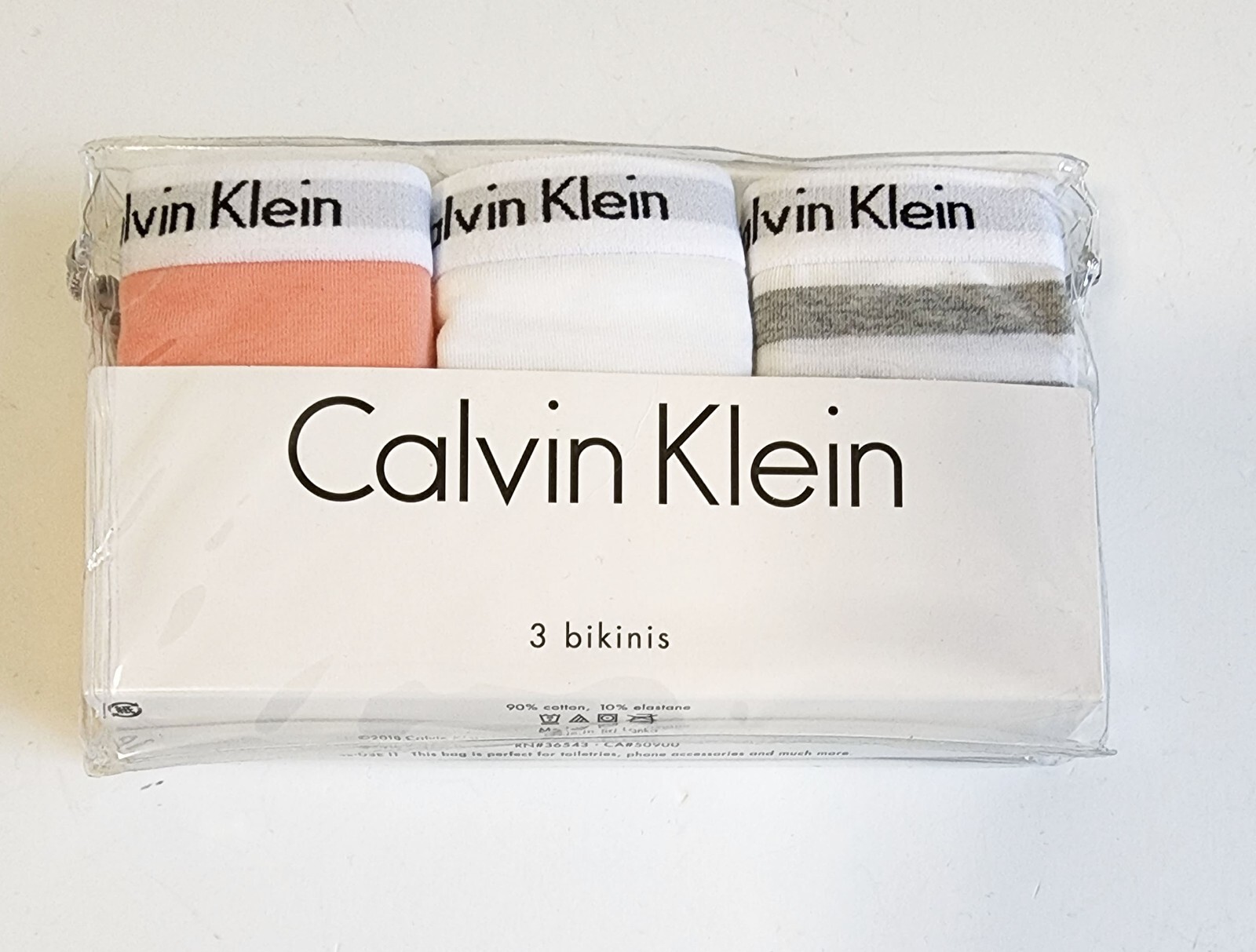 Calvin Klein Carousel Bikini Panty 3 Pack Multi QD3588 Sz XL – NWT
