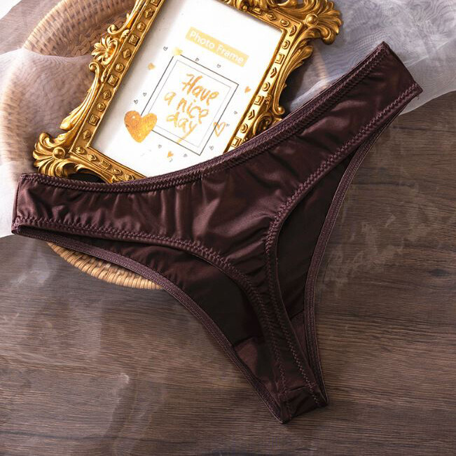 1/5 Pack Lot Womens Sexy Panties Satin Thongs G string Bikinis Low Waist Briefs