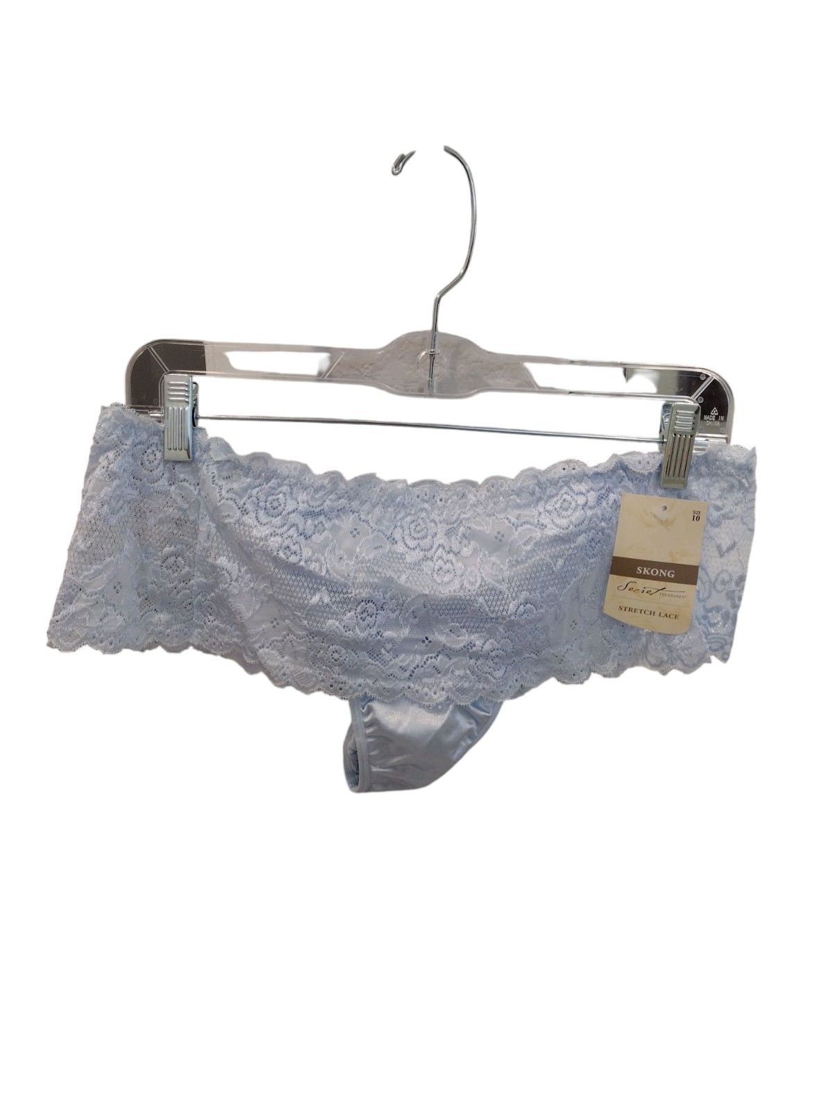 Secret Treasures Stretch Lace Skong Ladies Size 10 Blue