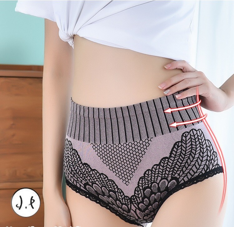 3/4/7Pcs/lot Women Sexy Lace Briefs Temptation high-waist Panties Thong Knickers