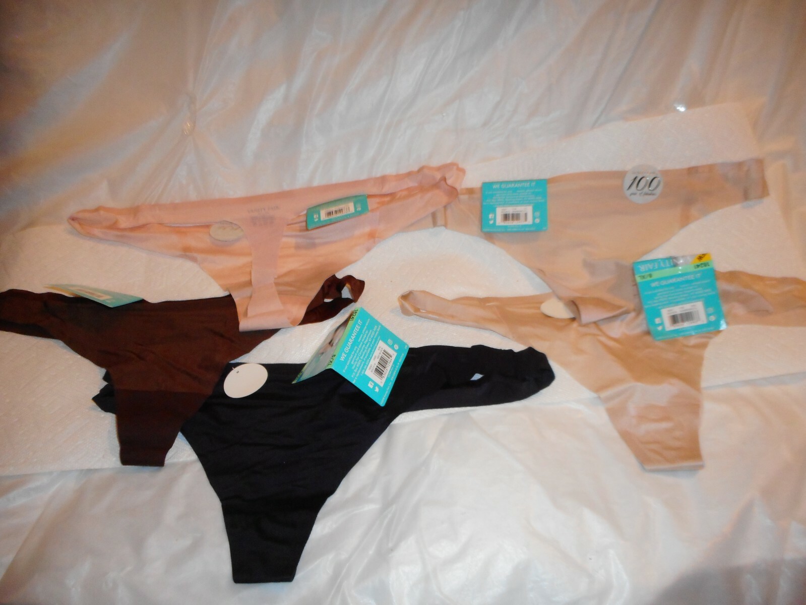 Vanity Fair Variety Panty THONGS Sizes Large & Extra Large Sold Separate