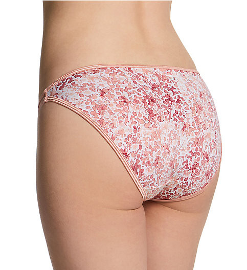 4 pr VANITY FAIR String Bikini ILLUMINATION 18108 SUNSET Splash Print PANTY S- 5