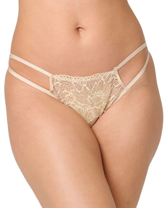 2 Pk Adore Me Women’s Marley Strappy Thong & Elizabeth Brazillian Underwear 3X