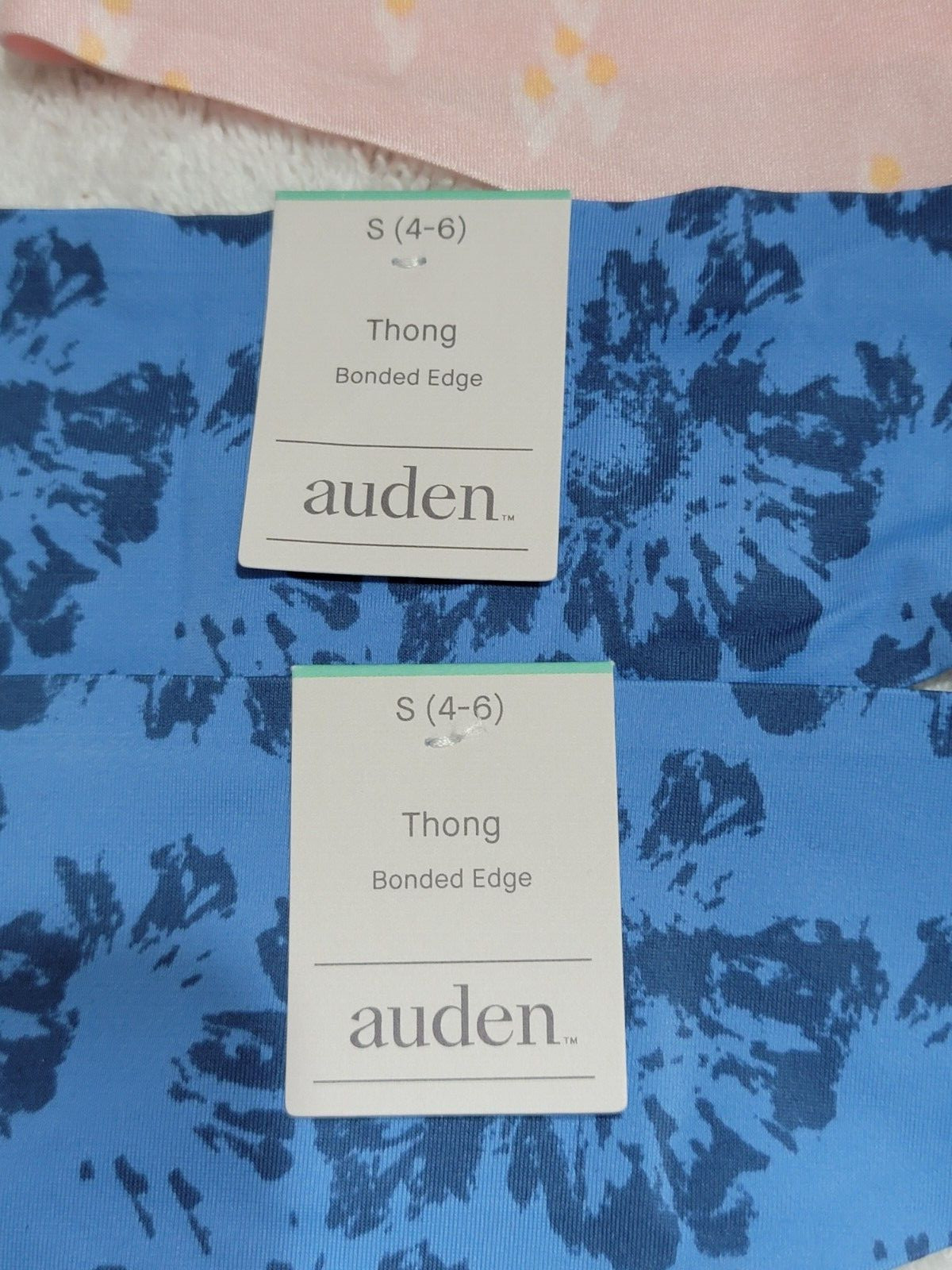 NWTS 6 PAIRS OF AUDEN SEXY THONG PANTIES SIZE XS (0-2) ASSORTED COLORS