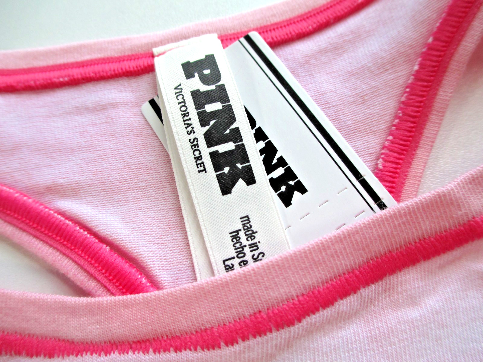 VICTORIA’S SECRET PINK Cotton High Leg Thong Panty S M L XL Gradient NWT Pink VS