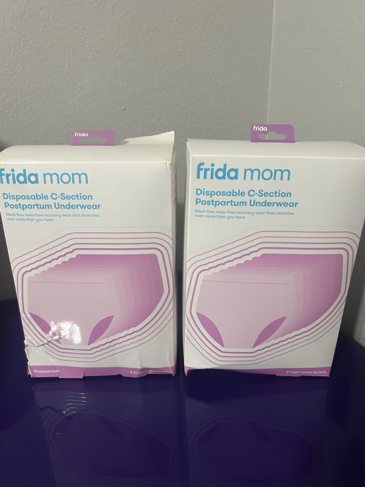 Frida Mom Disposable High Waist C-Section Postpartum Underwear 16 Total Regular