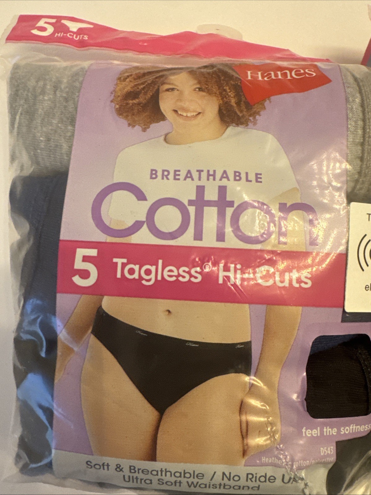 2 Pack Hanes 8/XL 14- 16 Underwear 5 Pack Hi-Cuts Breathable / No Ride Up $20