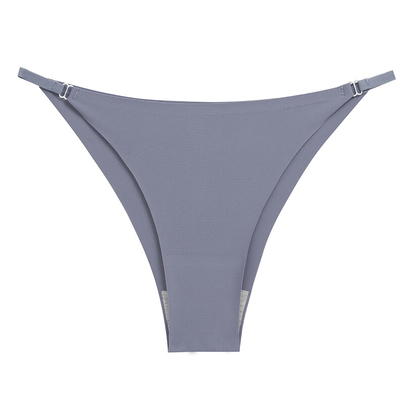 4 Pack Lot Sexy Womens High Cut Thong Panties Brief Low Rise Underwear Lingeries