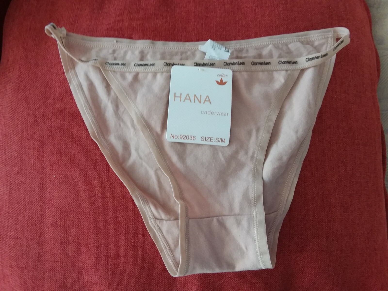 BNWT – HANA – WOMENS ĹIGHT BEIGE HIPSTER KNICKERS- SIZE S/M