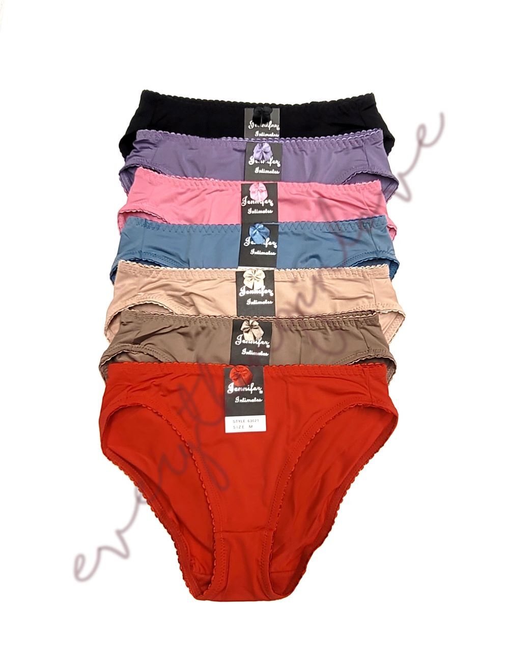 Women High Cut Microfiber Light Tummy Control Full Seat Coverage Bikini panties