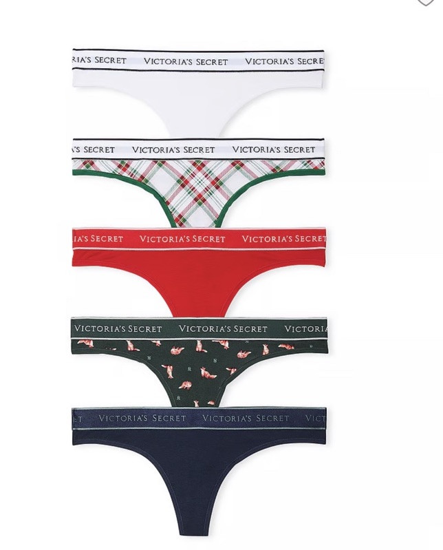 VICTORIA’S SECRET 5 PACK Cotton Thong X-Large ($3 A Pair) Great Deal